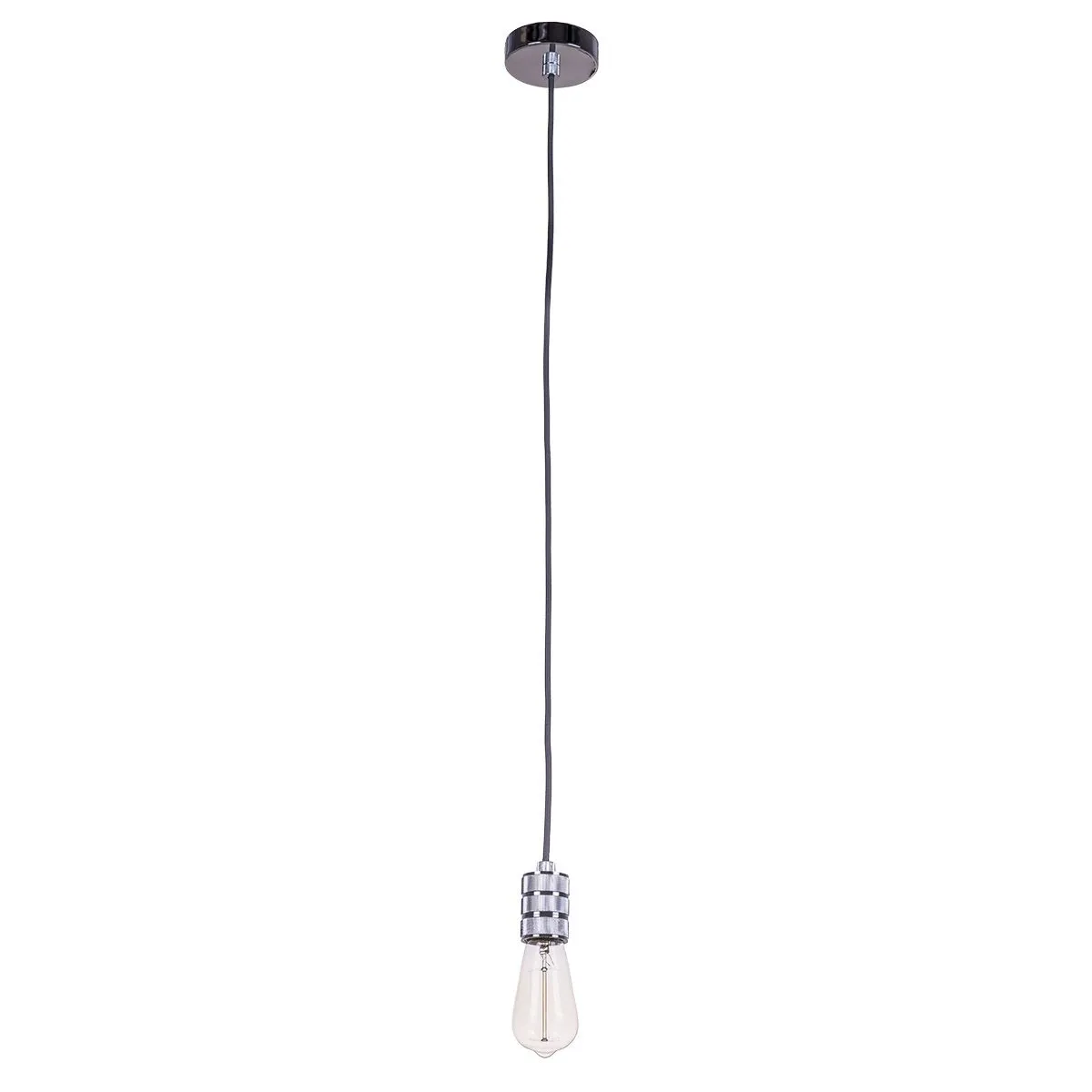 Millenia, nowoczesna oprawka wisząca, chromowana, E27, DS-M-010-03 CHROME